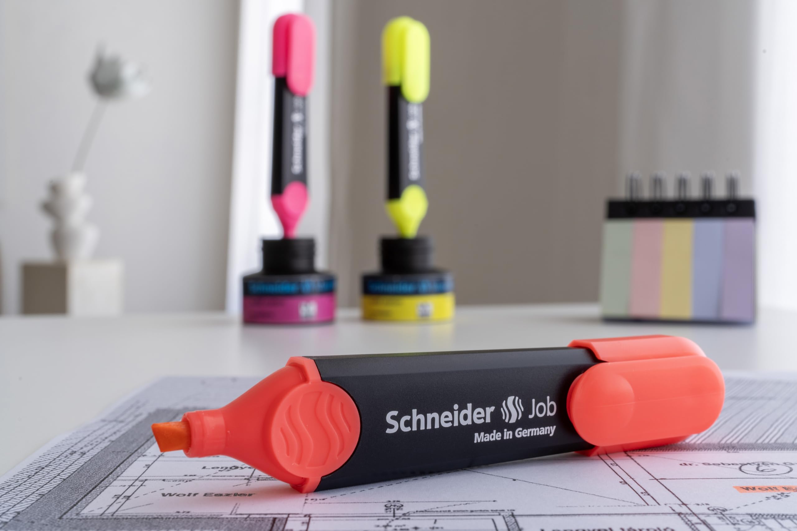 schneider-job-150-textmarker-rot-10er-pack-keilspitze image 2