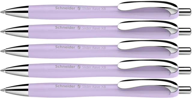 schneider-slider-rave-xb-kugelschreiber-bl-tenrosa-5-st-ck image 1