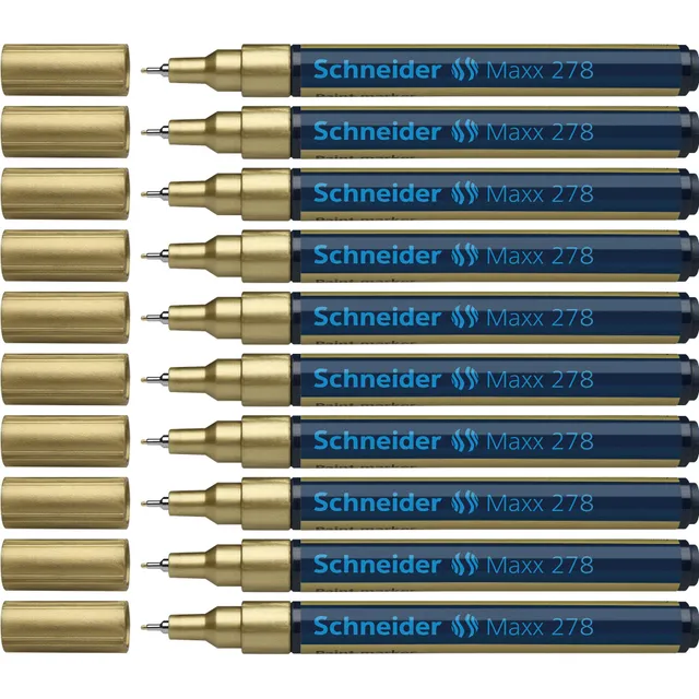 schneider-maxx-278-paint-marker-rundspitze-0-8-mm-10er-gold image 1