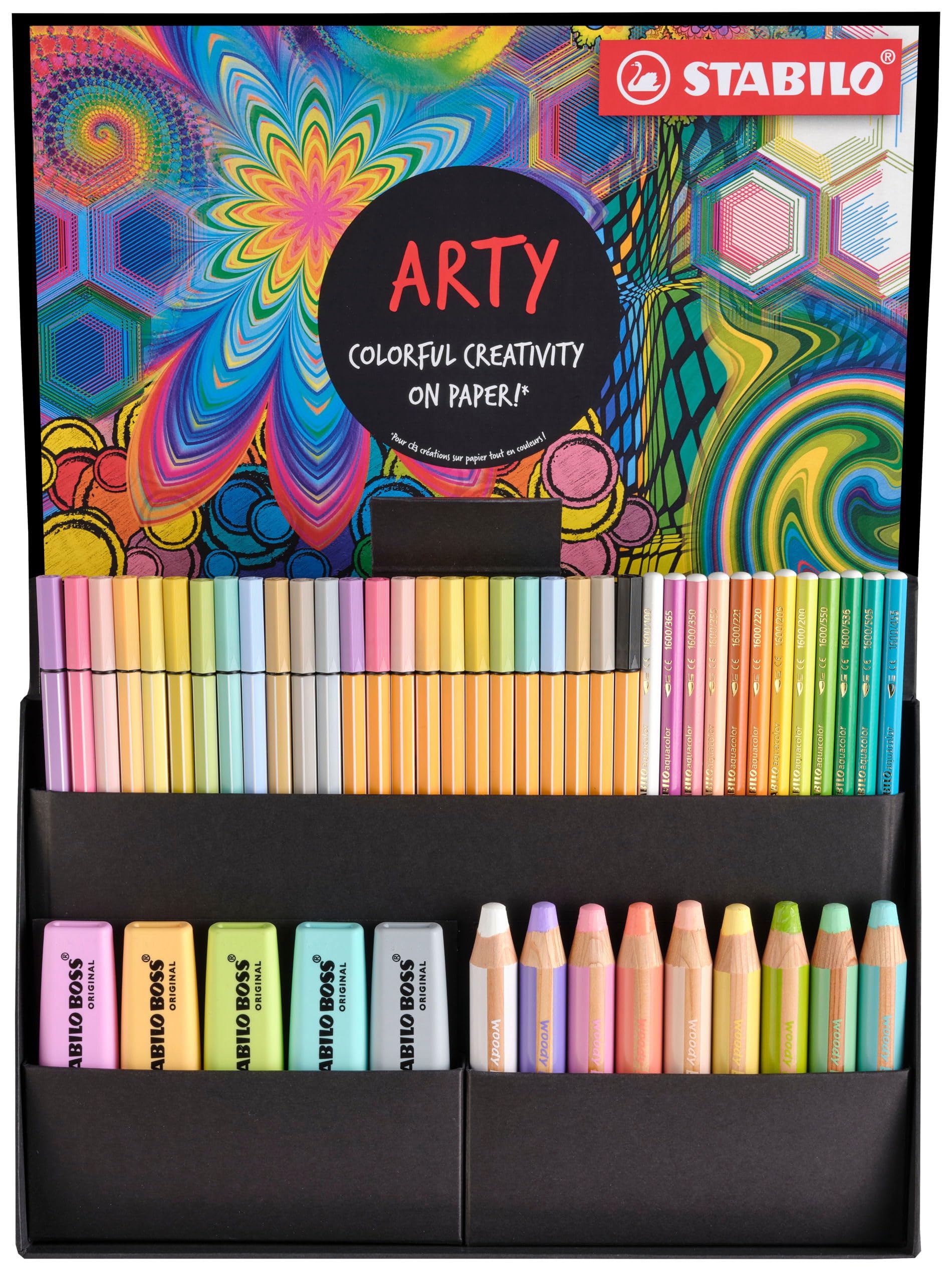 stabilo-arty-creative-set-50-teilig-boss-woody-aquacolor-pen-68-point-88 image 1