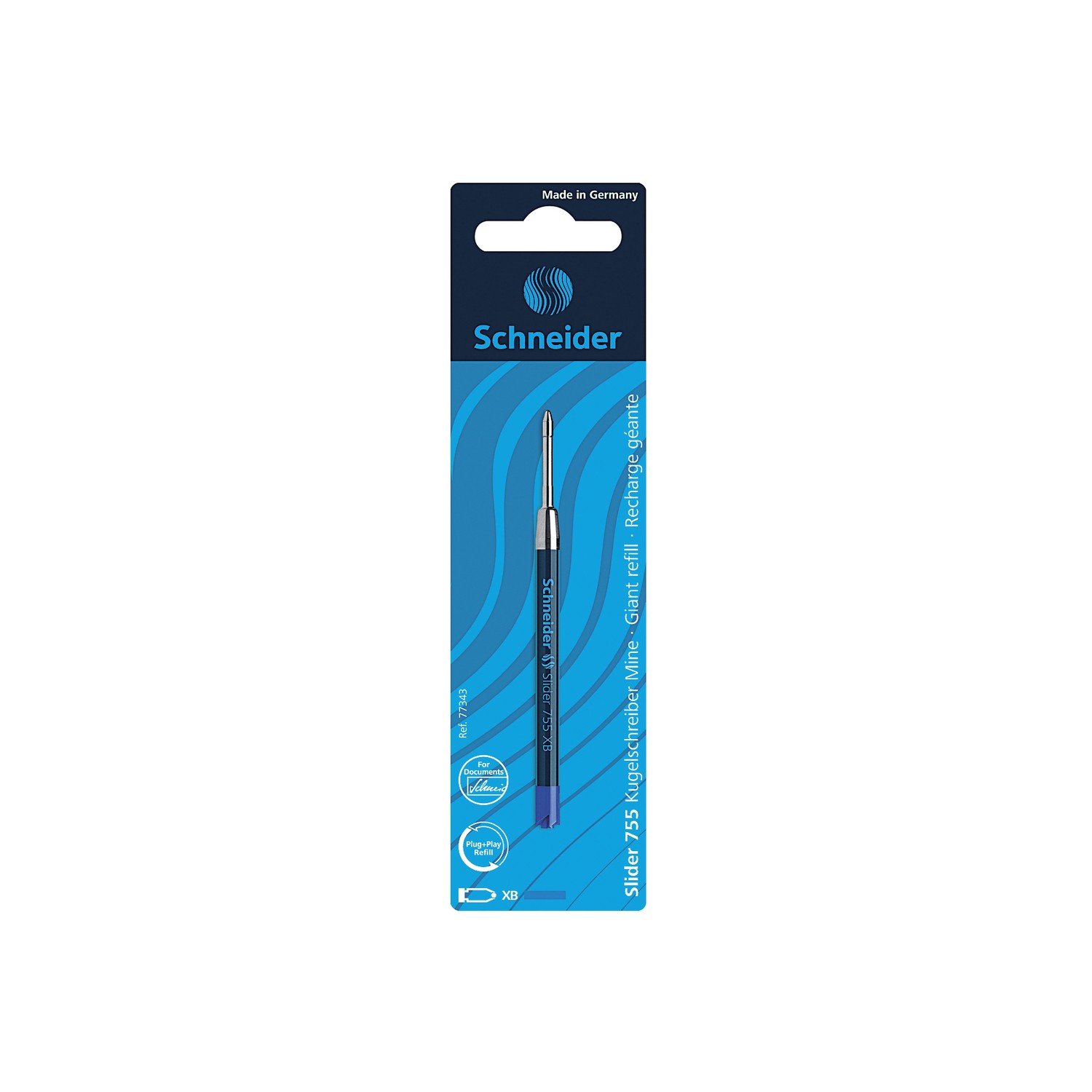 schneider-slider-755-kugelschreibermine-xb-blau-g2 image 1