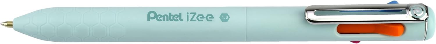 pentel-izee-bxc470-lc-4-farben-kugelschreiber-0-5-mm-orange-hellblau-pink-violet image 2