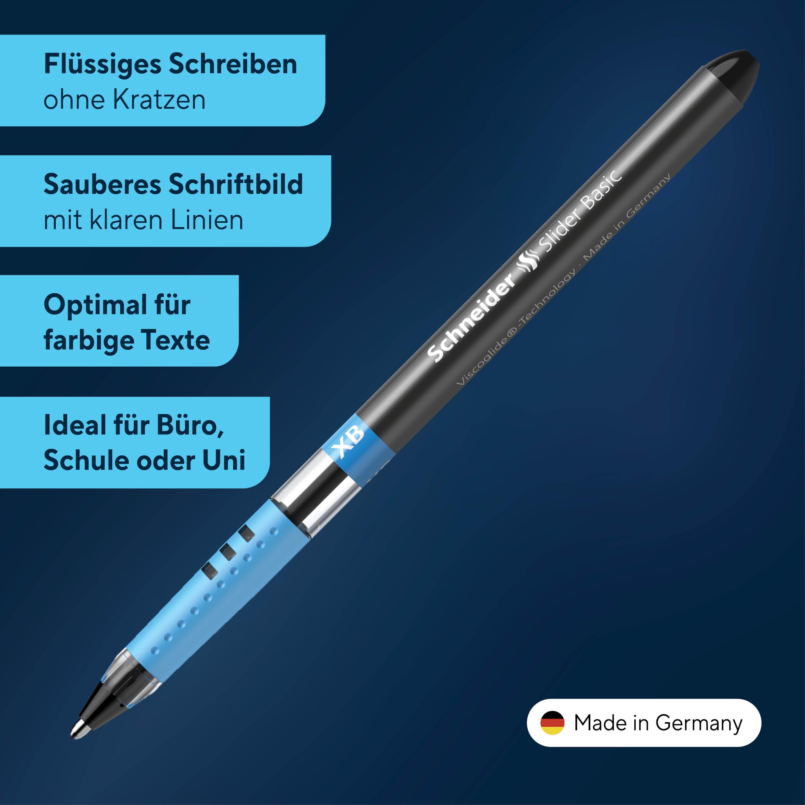 schneider-slider-basic-151201-kugelschreiber-xb-schwarz-10er-pack image 2