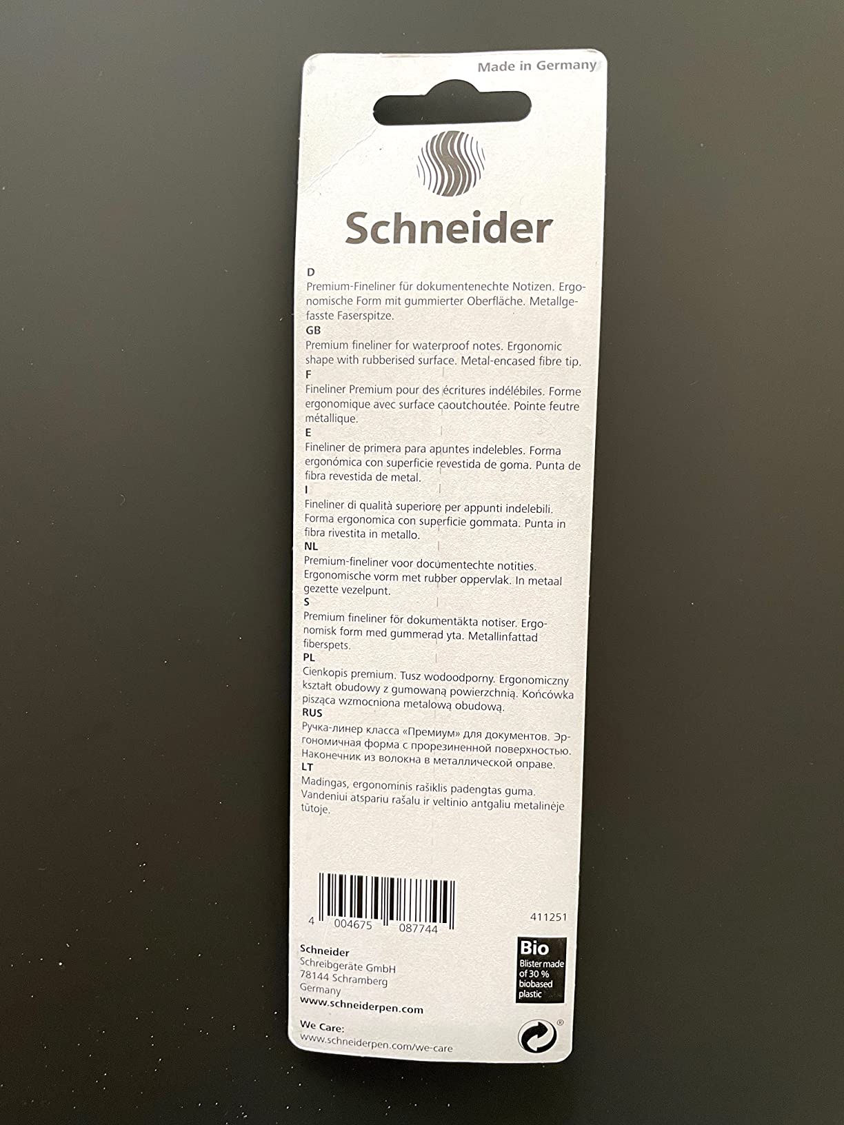 Angenehm zu schreiben