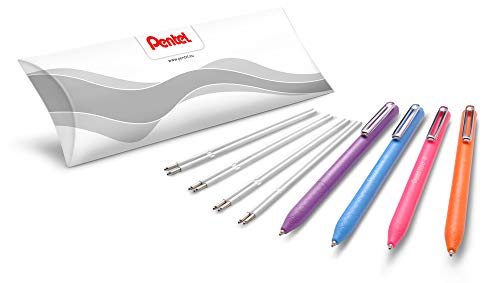 pentel-bx470-izee-kugelschreiber-4er-set-0-5-mm-minen image 8