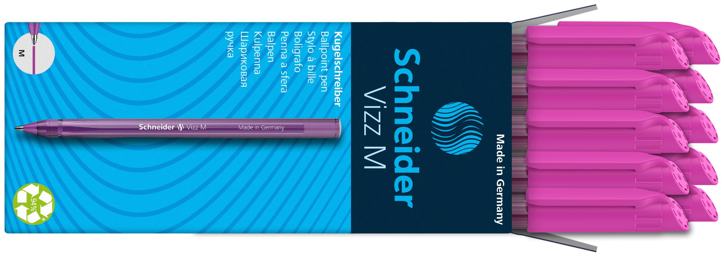 schneider-vizz-kugelschreiber-m-pink-10-st-ck image 5