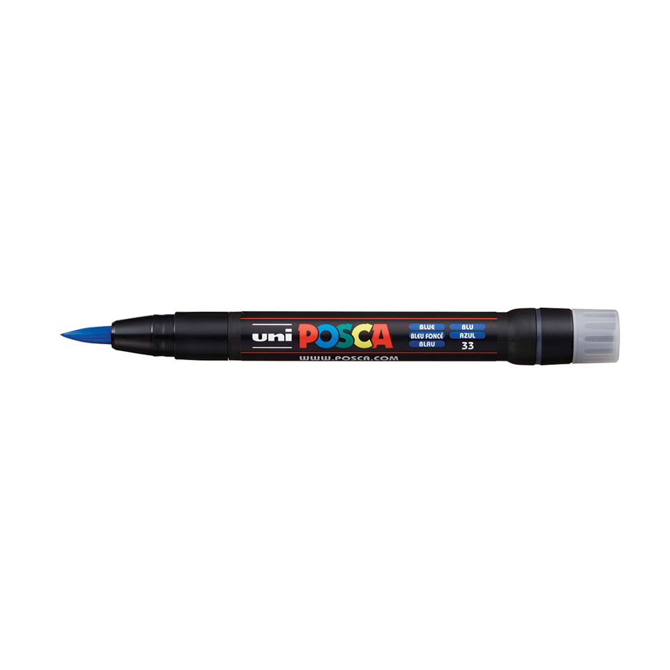 uni-ball-posca-pcf-350-acryl-farbmarker-mit-pinselspitze image 4