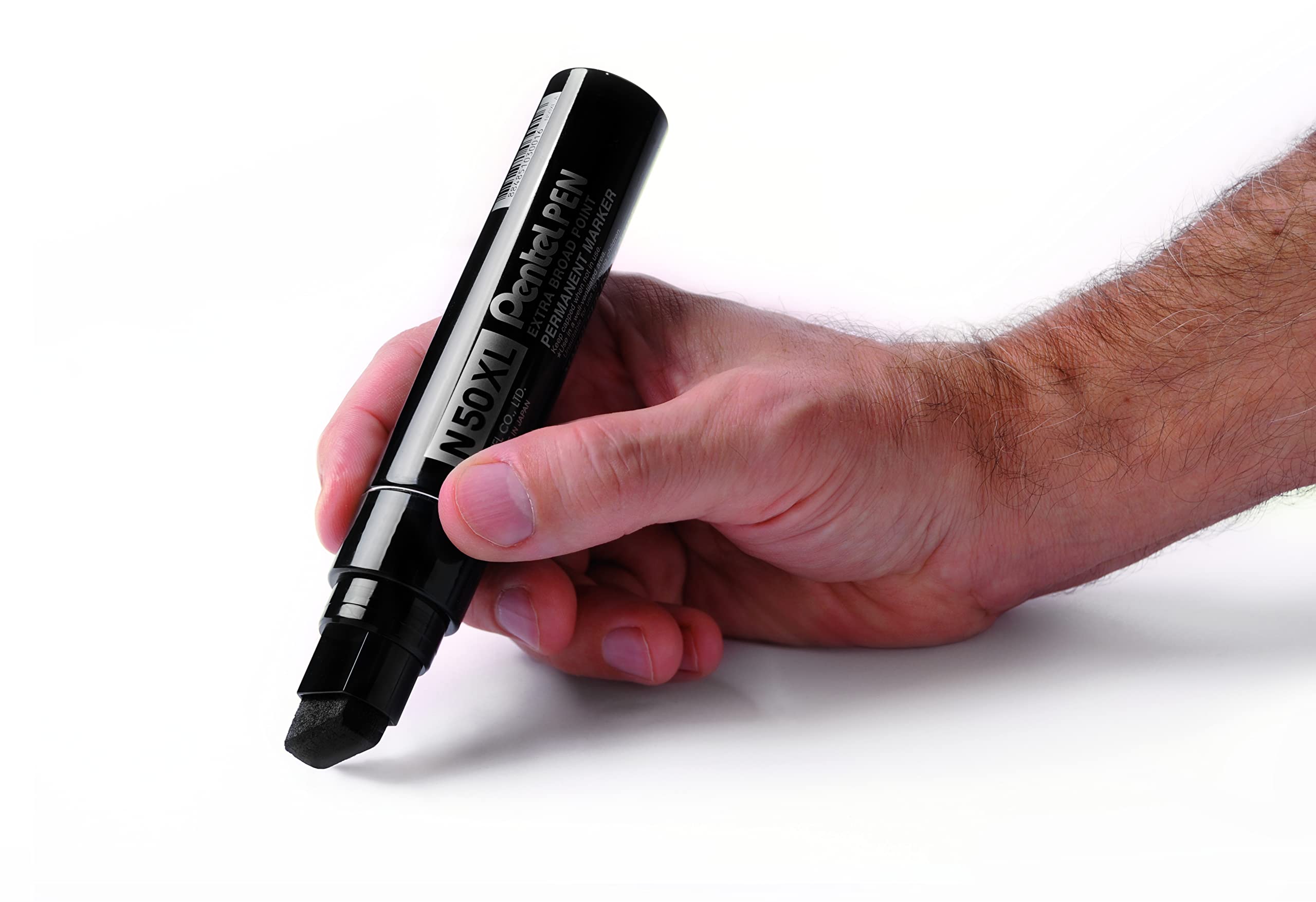 pentel-n50xl-permanent-marker-keilspitze-7-0-17-0-mm-schwarz-1-st-ck image 4