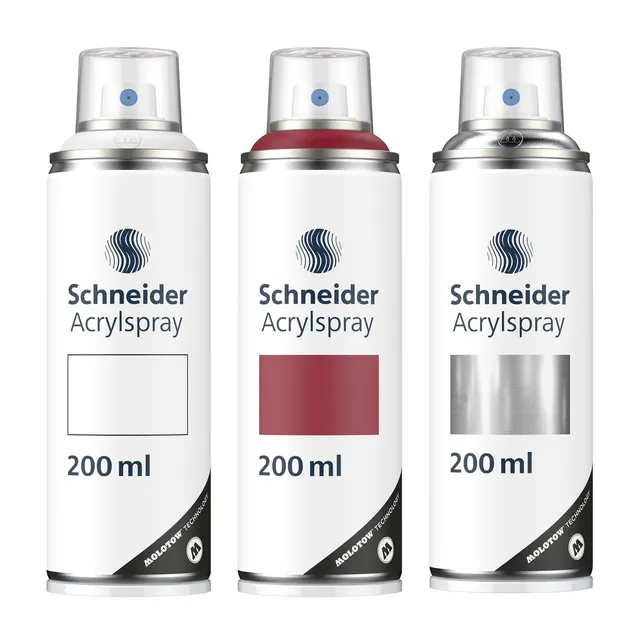 schneider-paint-it-030-supreme-diy-acryllack-3er-set-acryl-spray-3-x-200-ml-wei--2 image 1