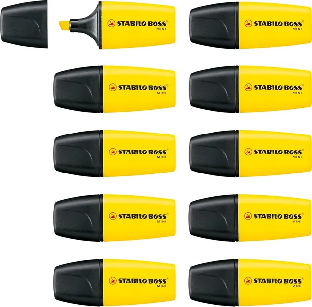 stabilo-boss-mini-textmarker-keilspitze-2-5-mm-5-farben image 1