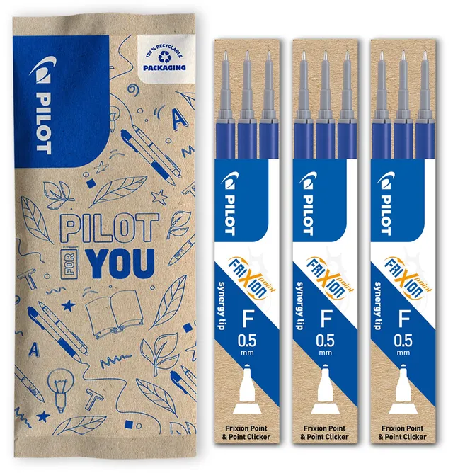 pilot-frixion-ersatzminen-0-5-blau-9-st-ck-f-r-point-point-clicker image 1