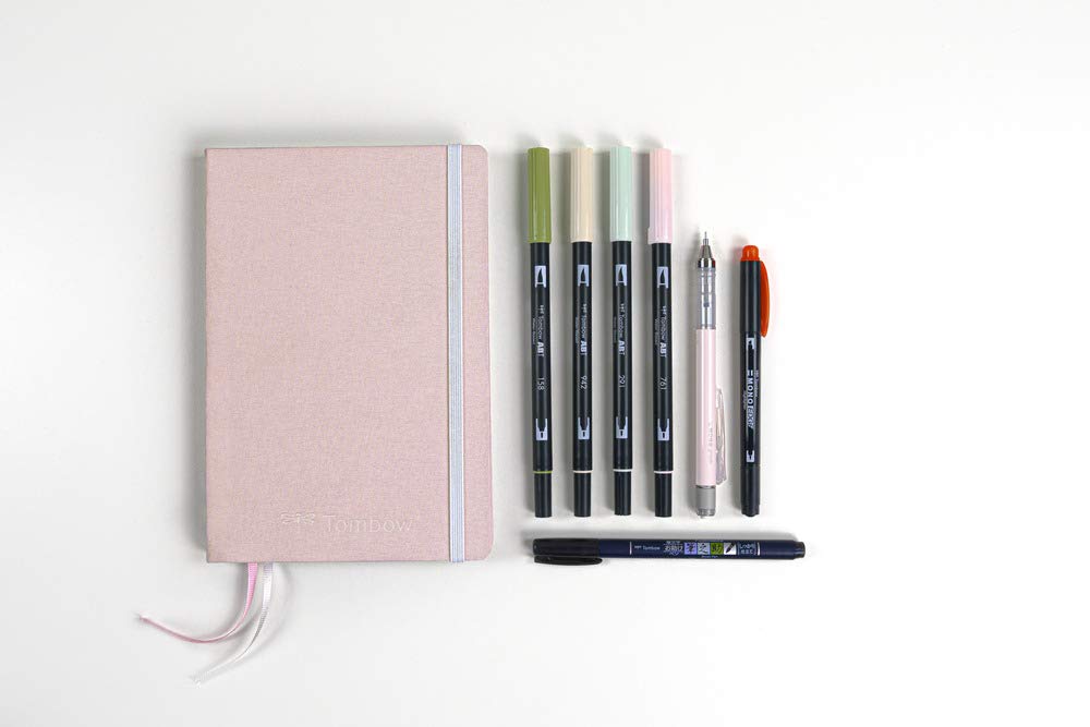 tombow-bujo-set1-creative-journaling-kit-pastell-mit-notizbuch-7-produkte image 2