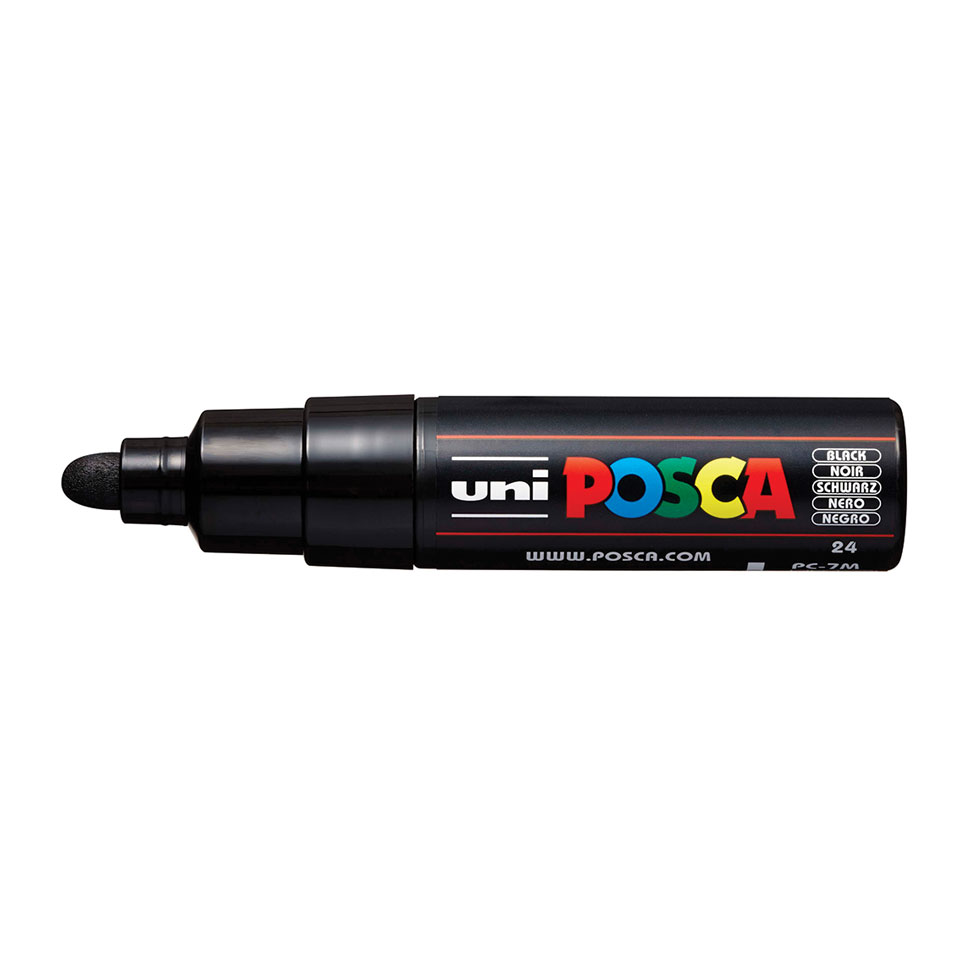 uni-ball-posca-pc-7m-acryl-farbmarker-breit image 1