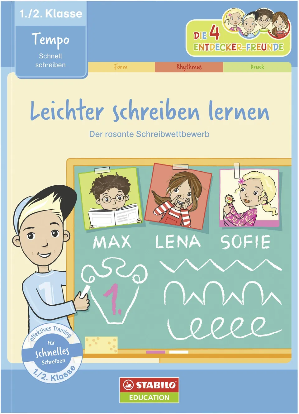 stabilo-schreibmotorik-bungsheft-tempo-1-2-klasse-leichter-schreiben-lernen image 1