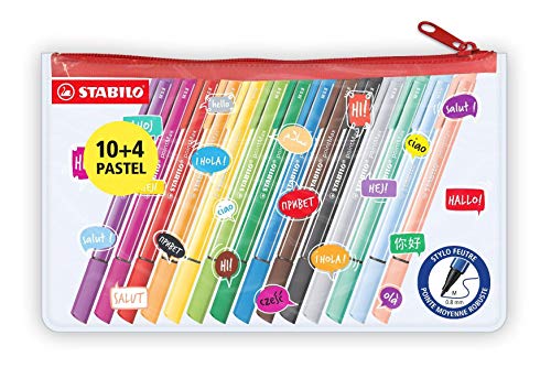stabilo-pointmax-m-ppchen-mit-filzschreibern-14-farben-inkl-4-pastell image 8