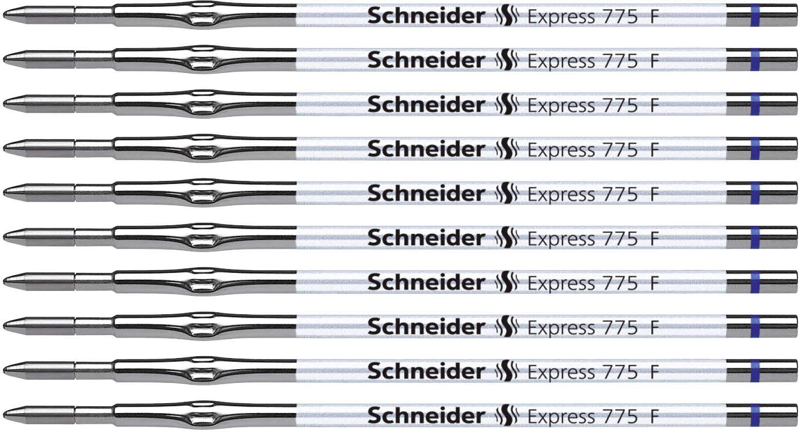 schneider-express-775-f-kugelschreibermine-10er-packung-blau-fein image 1