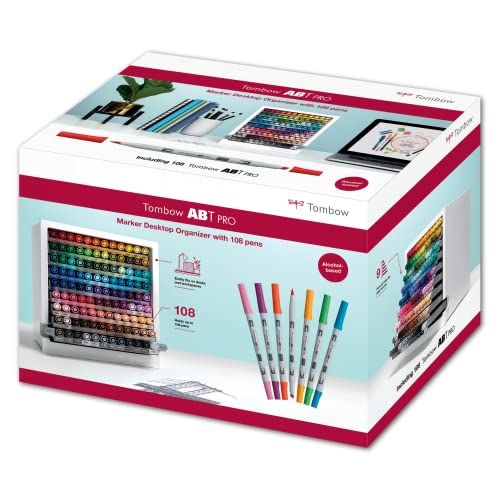 tombow-abt-pro-schreibtisch-organizer-mit-107-markern-blender image 8