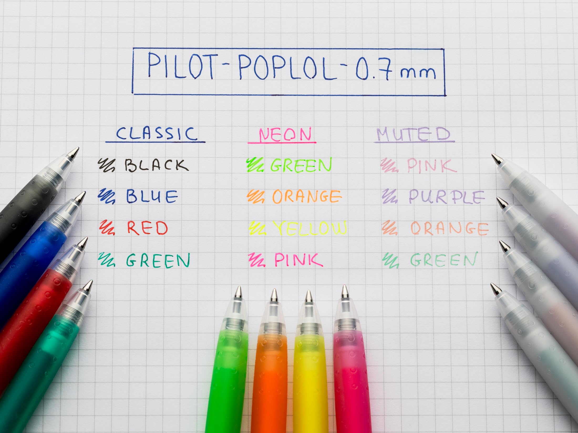 pilot-pop-lol-gel-tinten-roller-4er-set-schwarz-blau-rot-gr-n image 5