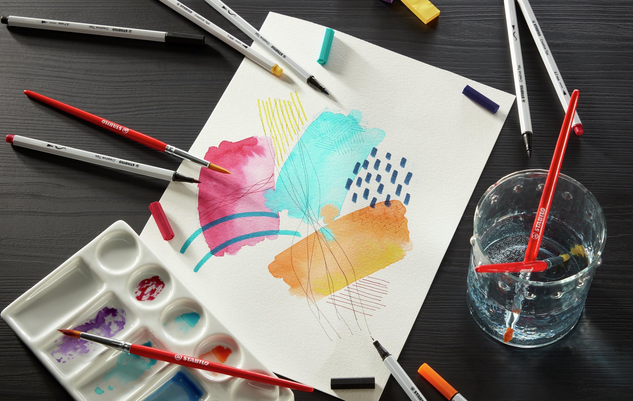stabilo-creative-tips-multi-liner-set-fineliner-und-filzstift-set image 8