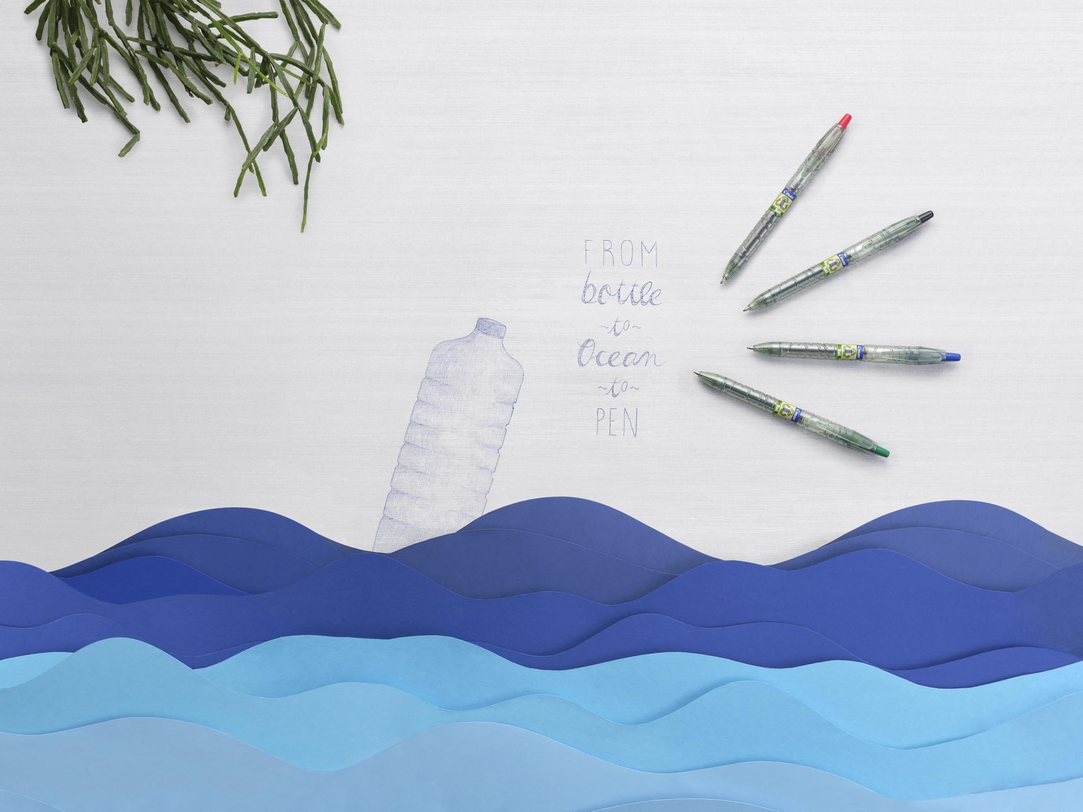 pilot-b2p-ecoball-kugelschreiber-blau-1-0-mm-10er-set-5-minen-5-gratis image 7