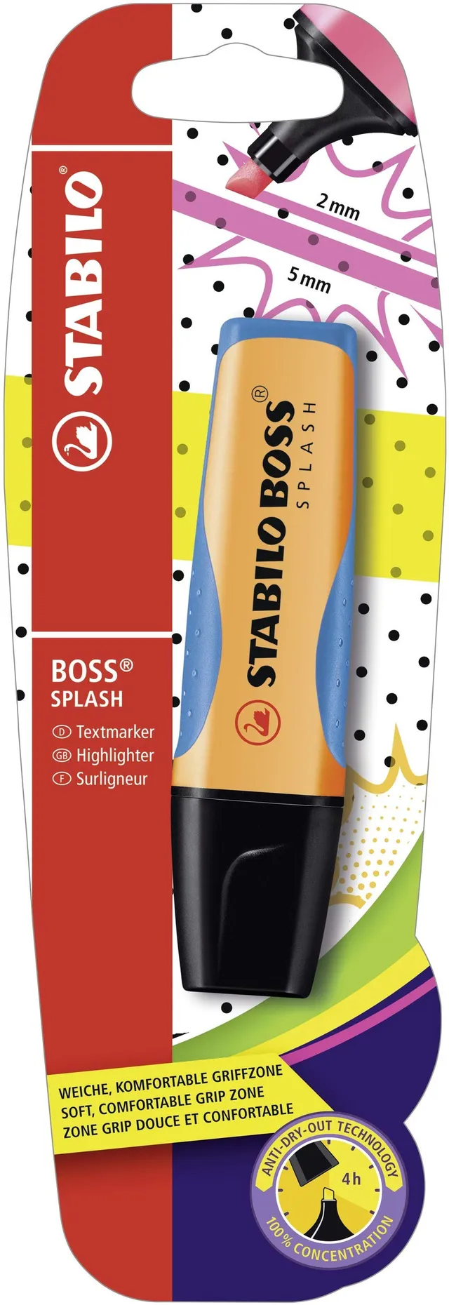 stabilo-boss-splash-textmarker-mit-griffzone-2-5-mm image 1