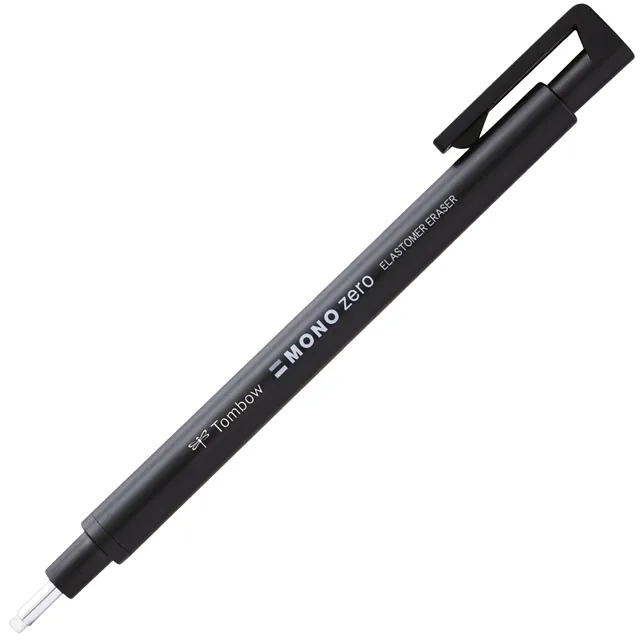tombow-mono-zero-eh-kur11-pr-zisionsradierer-runde-spitze-2-3-mm-schwarz image 1