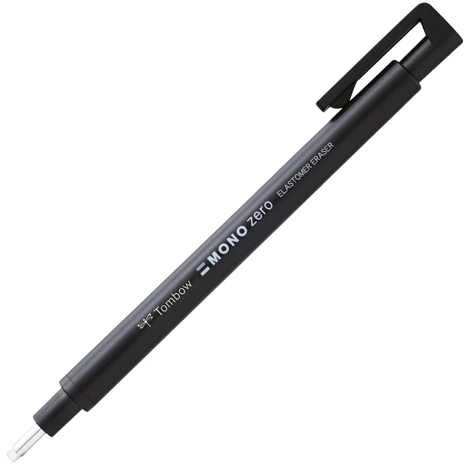 tombow-mono-zero-eh-kur11-pr-zisionsradierer-runde-spitze-2-3-mm-schwarz image 1