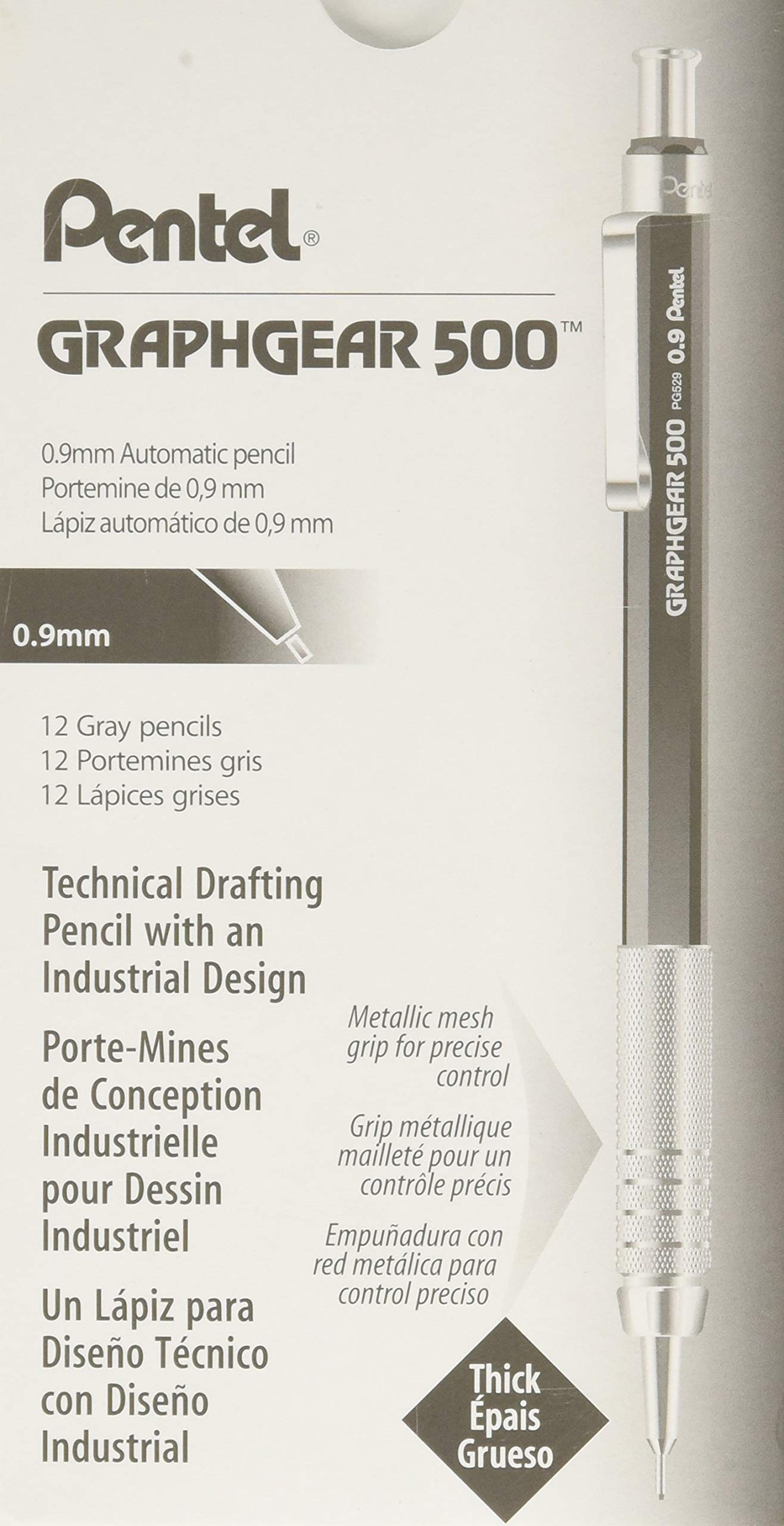 pentel-graphgear-500-pg515-druckbleistift-0-5-mm-hb-mit-metall-griffzone image 8