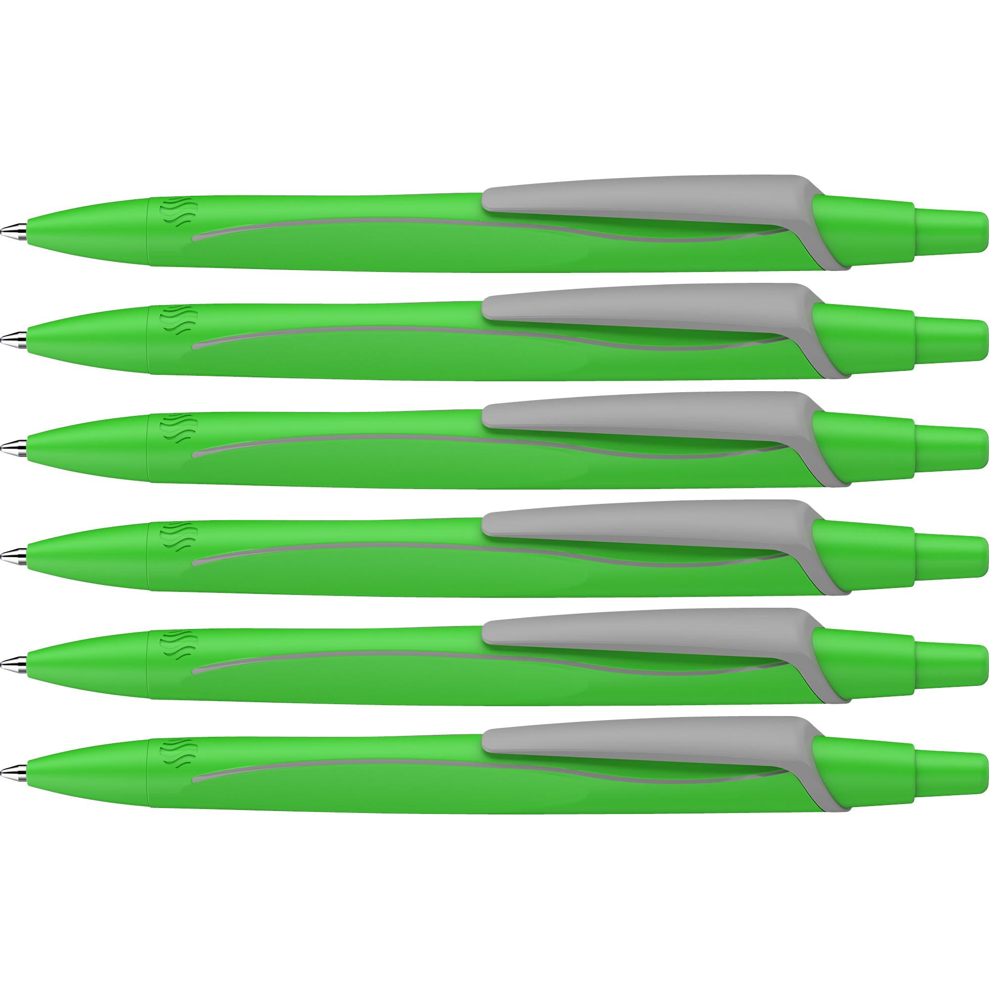 schneider-reco-neon-edition-kugelschreiber-neongr-n-blau-6-st-ck image 1