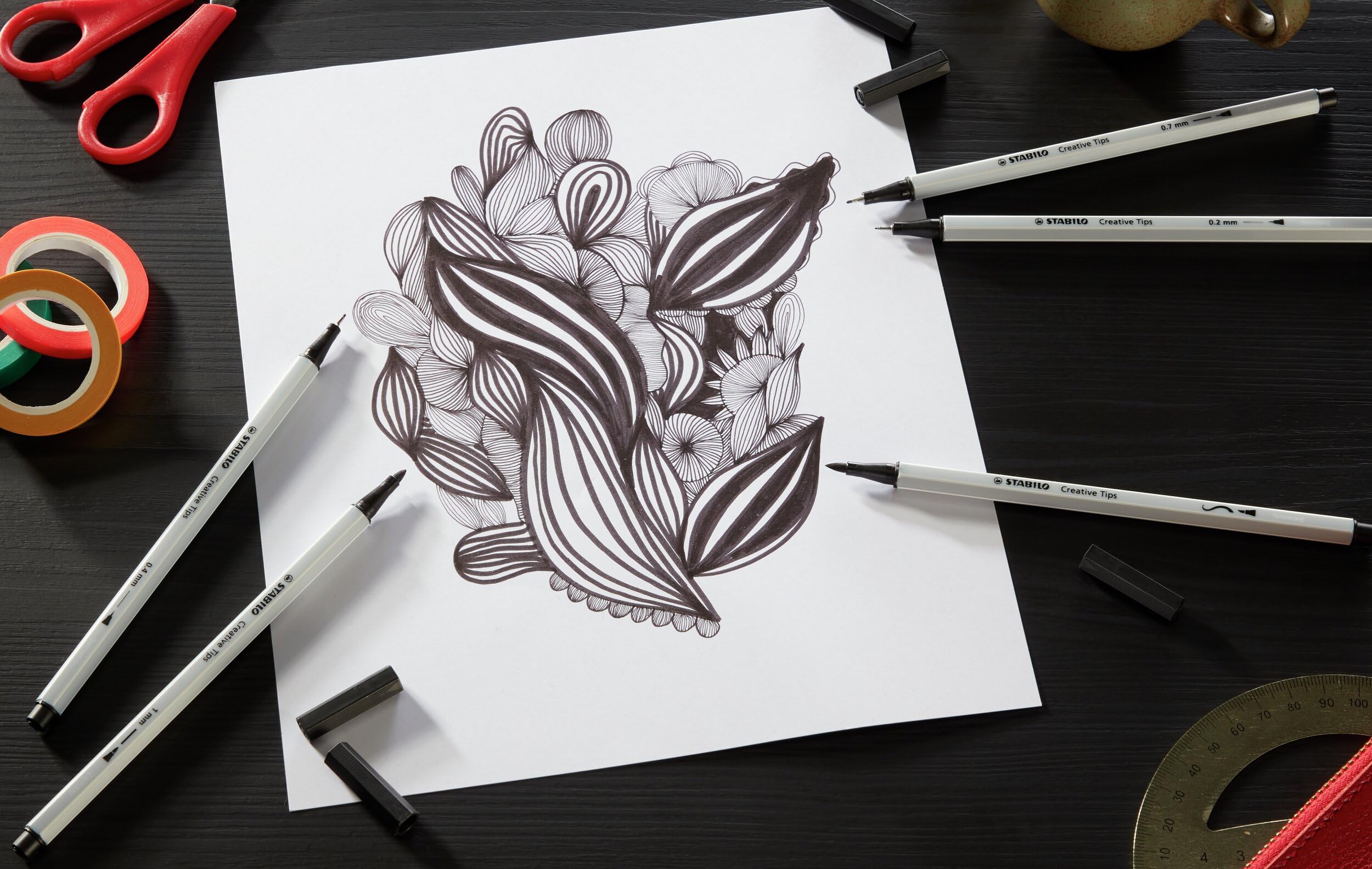 stabilo-creative-tips-multi-liner-set-fineliner-und-filzstift-set image 7