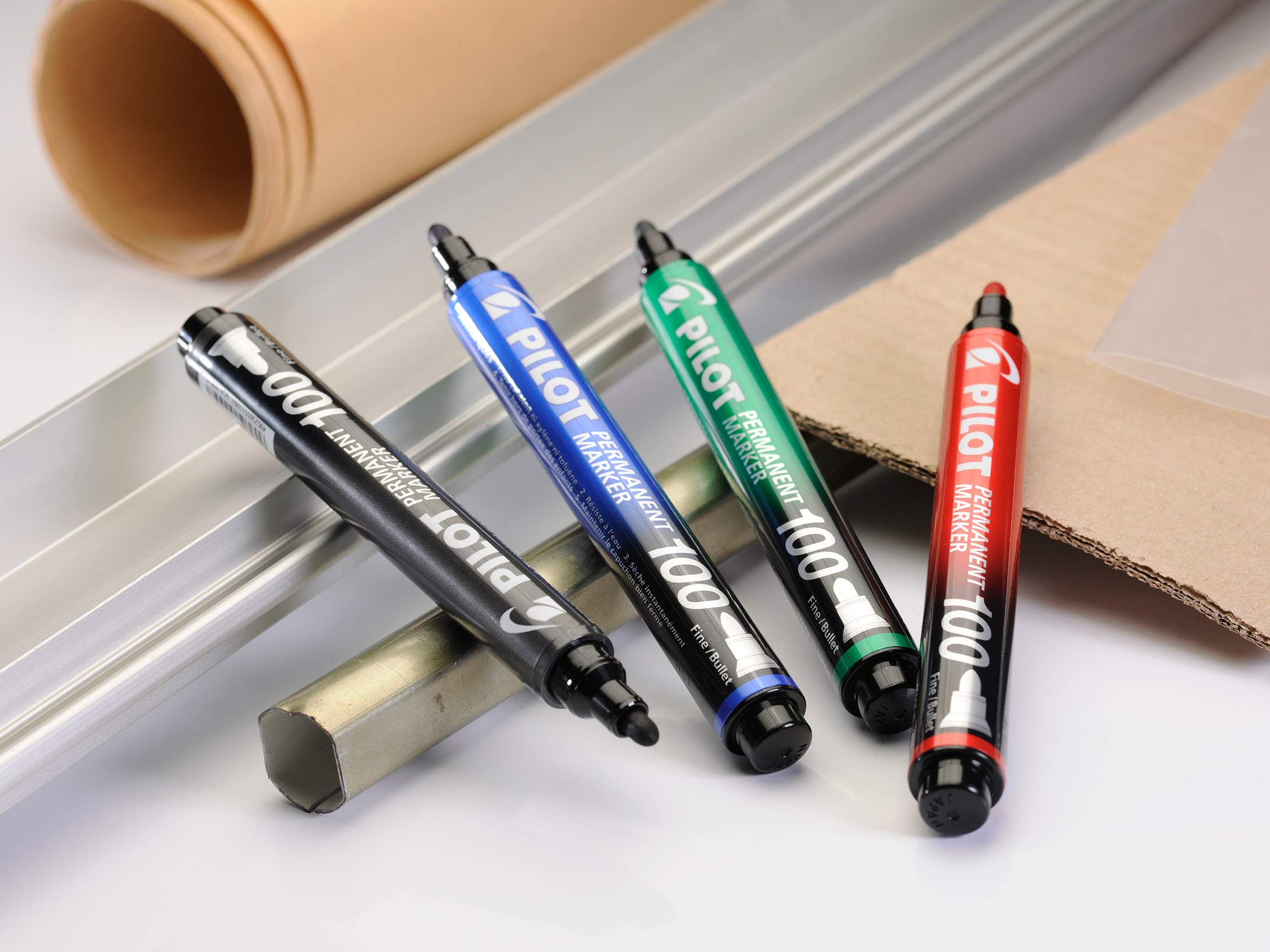 pilot-sca-100-permanent-marker-schwarz-rundspitze-xxl-pack image 6
