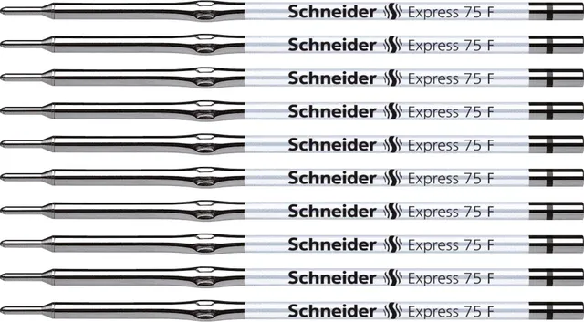 schneider-express-75-f-kugelschreiber-mine-iso-a2-10er-pack-schwarz image 1