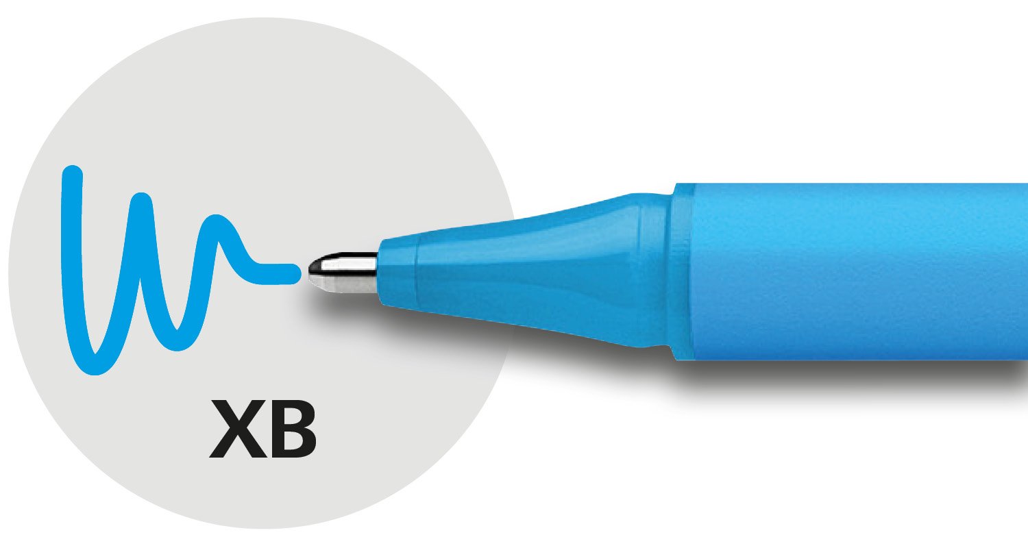 schneider-slider-edge-xb-kugelschreiber-dreikant-xb-hellblau-10er-pack image 4
