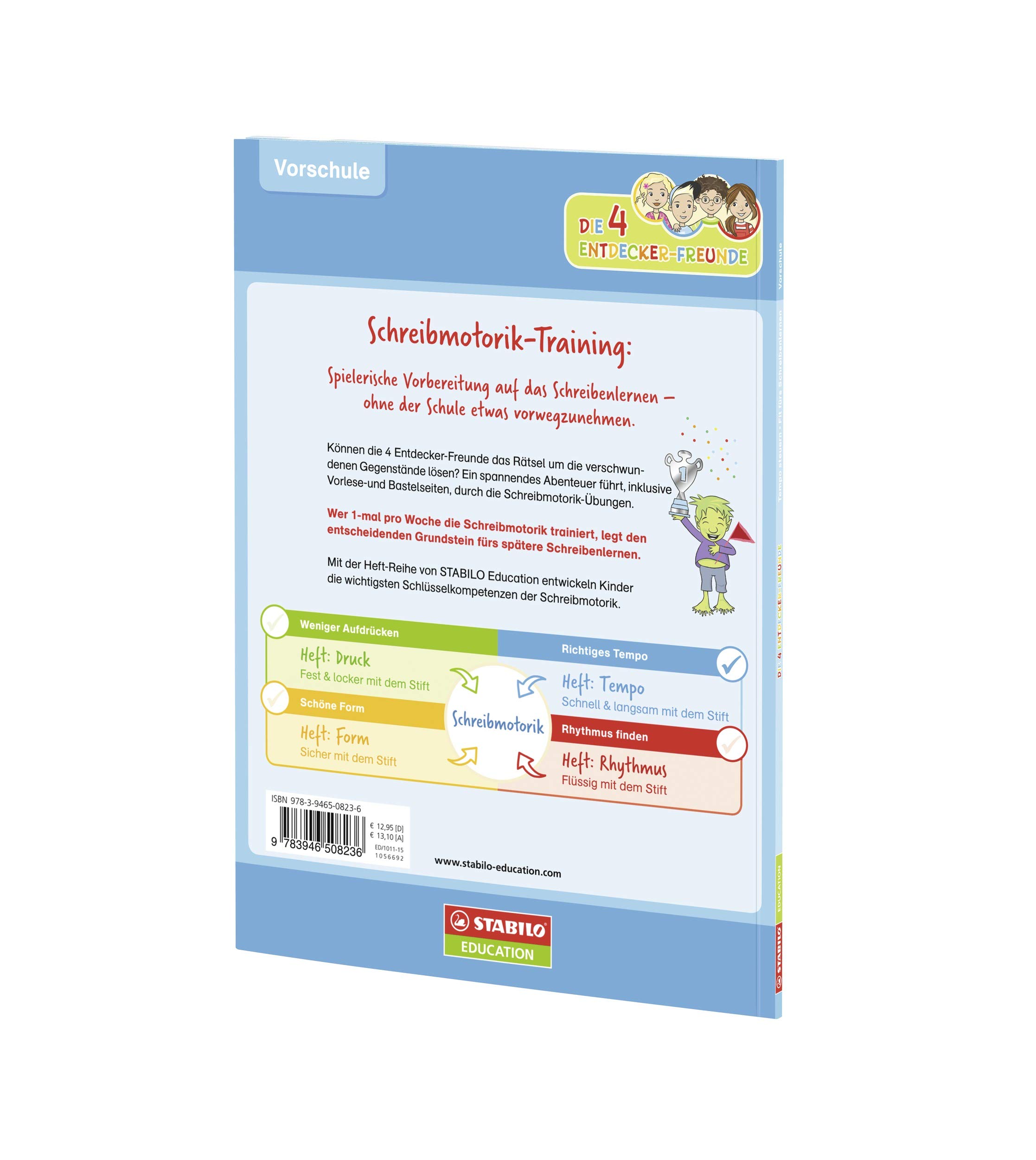 stabilo-fit-f-rs-schreibenlernen-tempo-bungsheft-vorschule-die-4-entdecker-freun image 3
