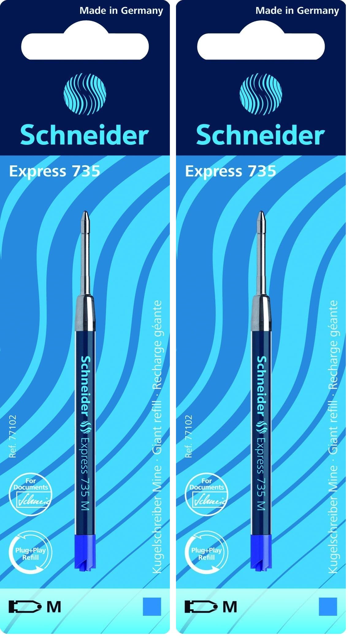 schneider-express-735-kugelschreibermine-m-blau-dokumentenecht image 4