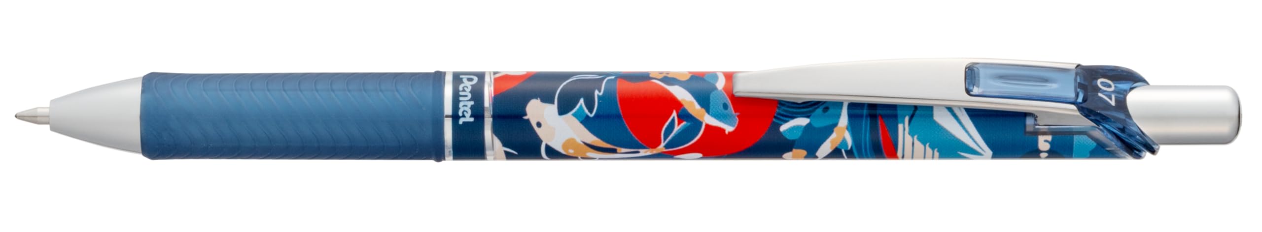 pentel-energel-xm-bl77-nature-edition-gelroller-blau-druckmechanik image 2