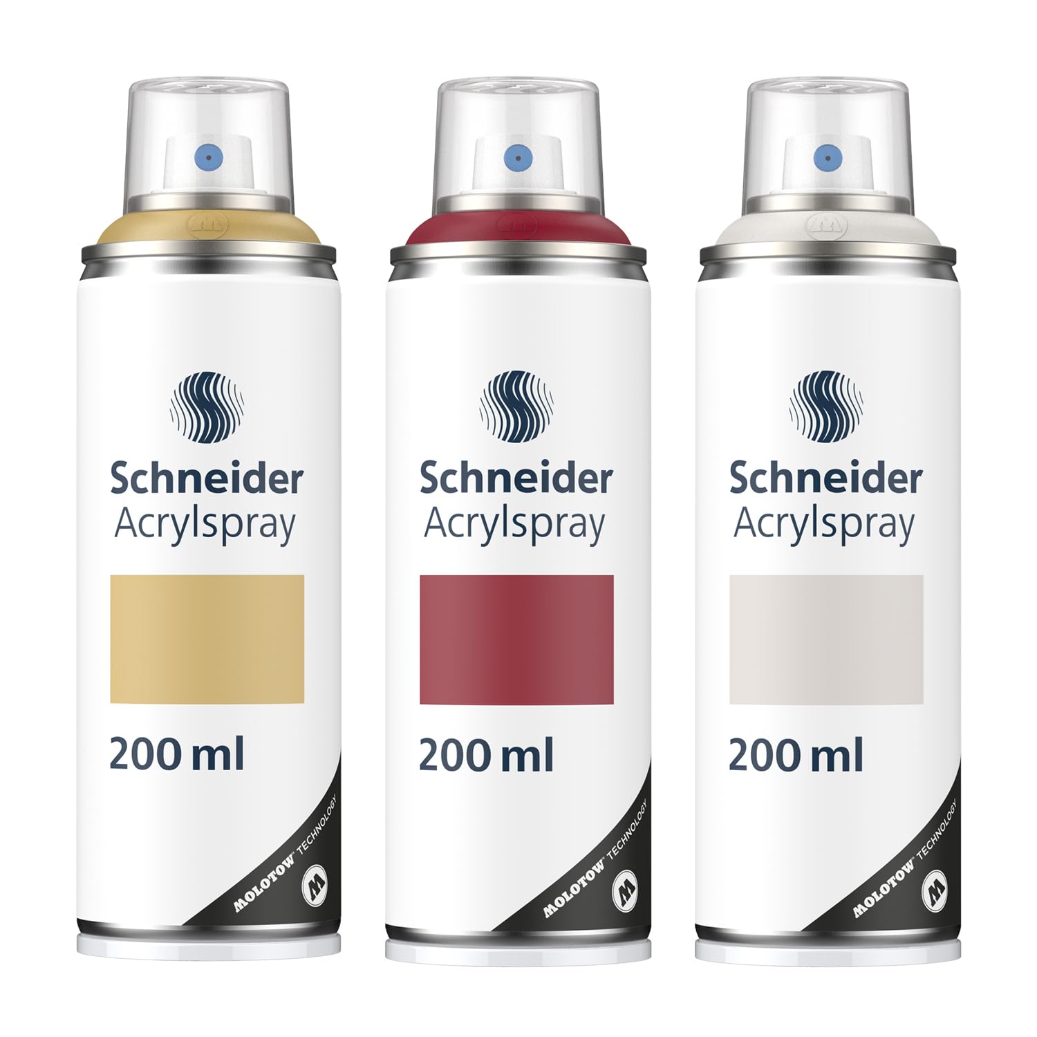 schneider-paint-it-030-supreme-diy-acryllack-3er-set-gold-matt-royal-red-grey-ac image 1
