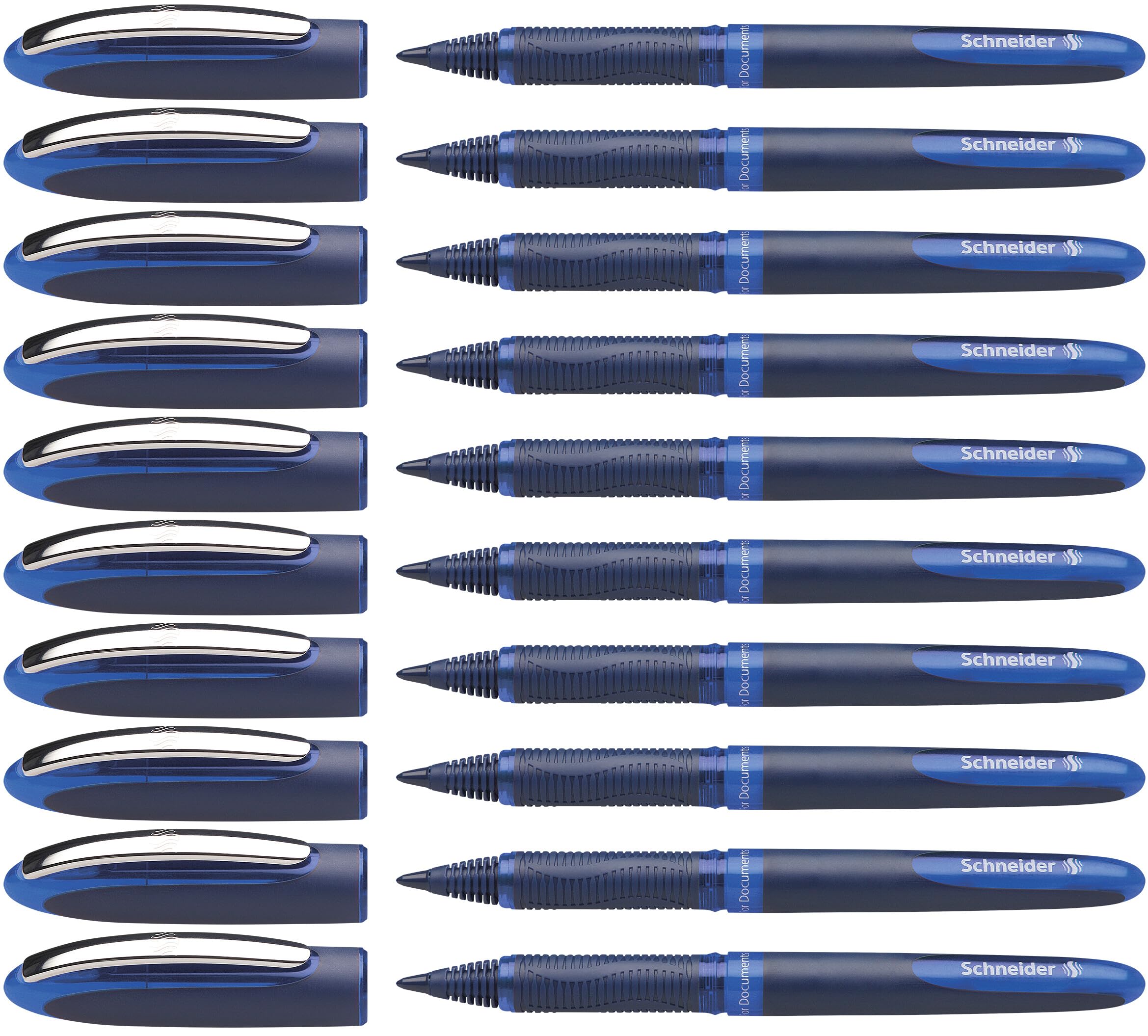 schneider-one-business-tintenroller-0-6-mm-dokumentenecht-blau-10er-pack-made-in image 1