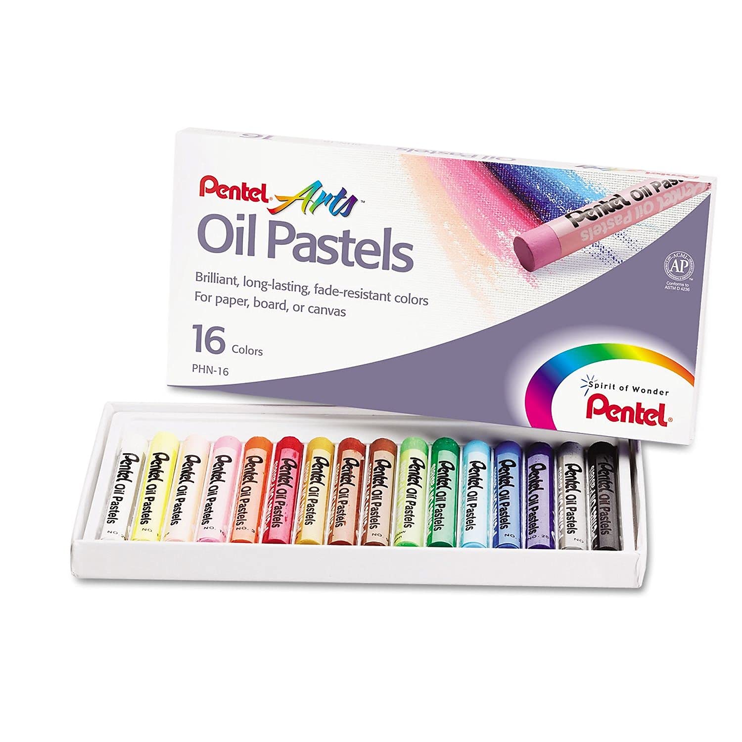pentel-lpastell-set-16-st-ck-lichtbest-ndige-lkreide image 5