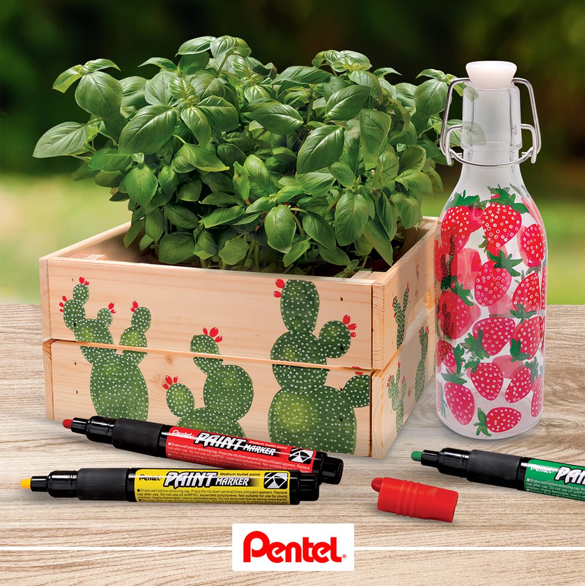 pentel-paint-marker-mmp20-2-0-mm-lackmarker-4er-set image 2
