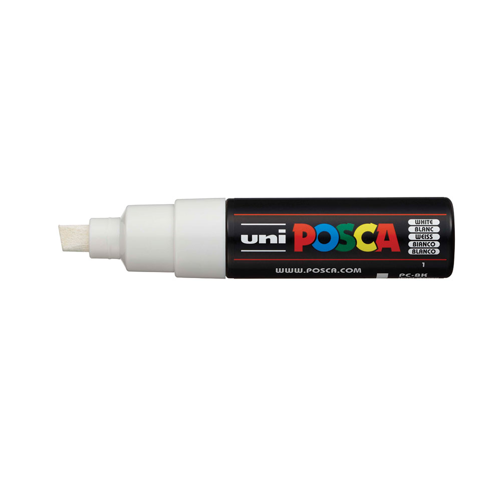 uni-posca-pc-8k-acryl-farbmarker-mit-breiter-keilspitze image 7
