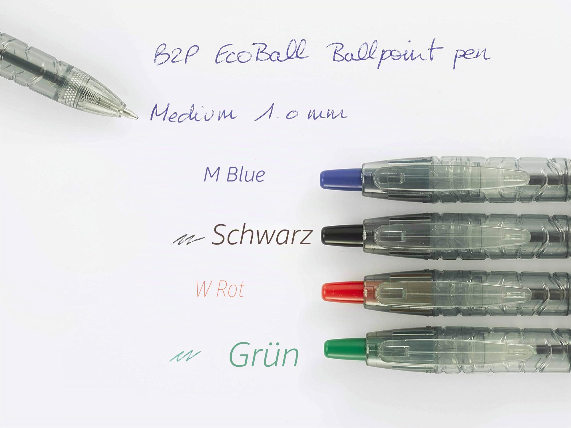 pilot-b2p-ecoball-kugelschreiber-blau-1-0-mm-10er-set-5-minen-5-gratis image 6