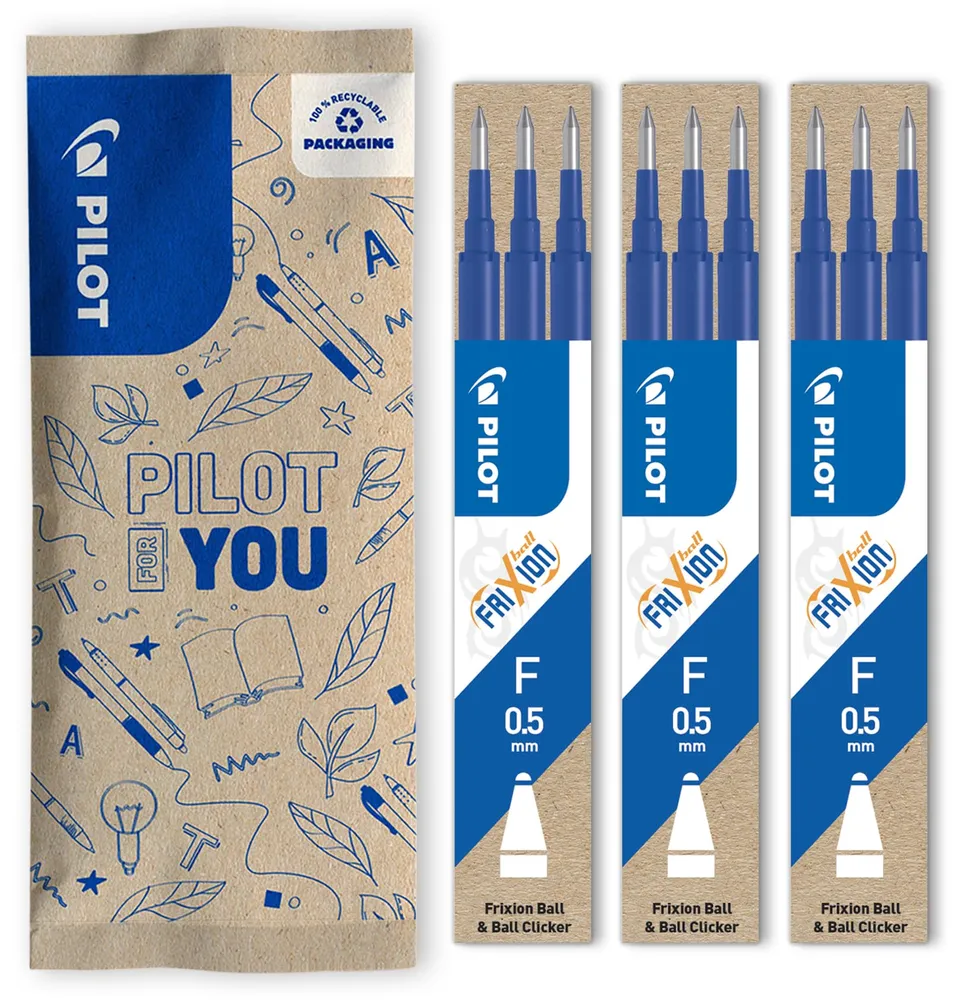 pilot-frixion-ersatzminen-0-5-blau-3er-pack-gelminen-radierbar image 1