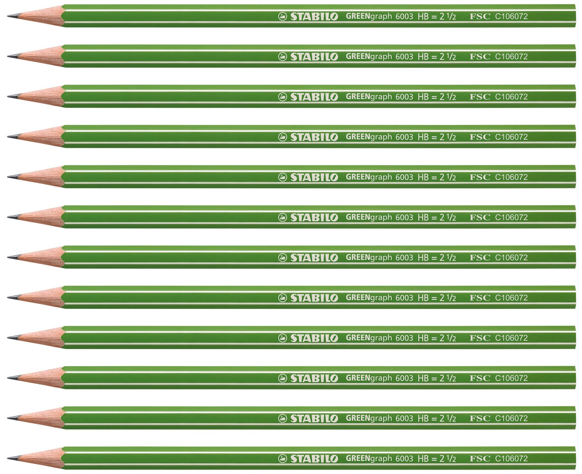 stabilo-greengraph-umwelt-bleistift-hb-sechskant-fsc image 1