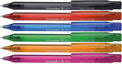 schneider-fave-kugelschreiber-m-50er-pack-sortiert-blau-schreibend image 7