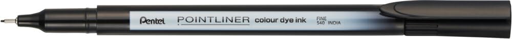 pentel-pointliner-s40-fineliner-0-4-mm-schwarz-12-st-ck image 1