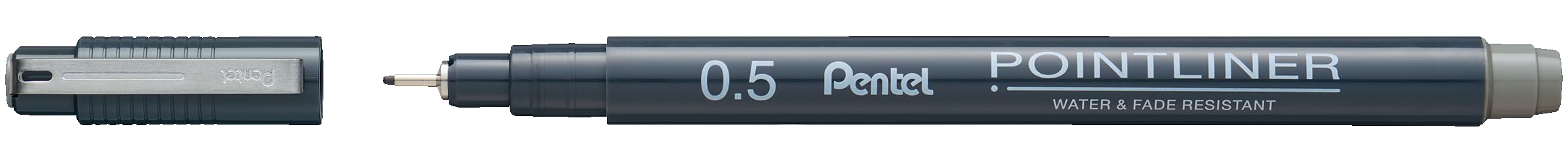 pentel-pointliner-s20p-5n-fineliner-grau-0-5-mm-wasserfest image 1