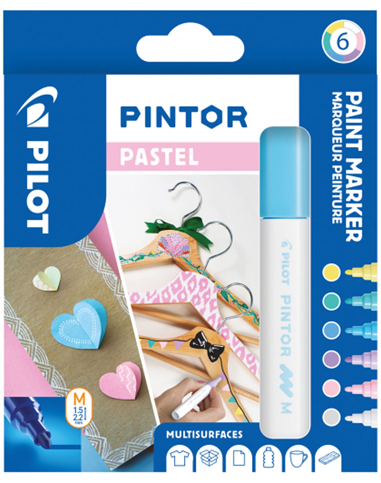 pilot-pintor-kreativmarker-set-6-st-ck-f-metallicfarben image 7