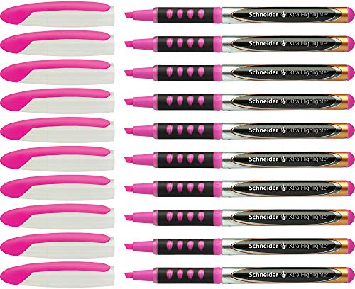 schneider-xtra-140-textmarker-rosa-10er-pack-keilspitze-1-4-mm-liquid-ink image 8