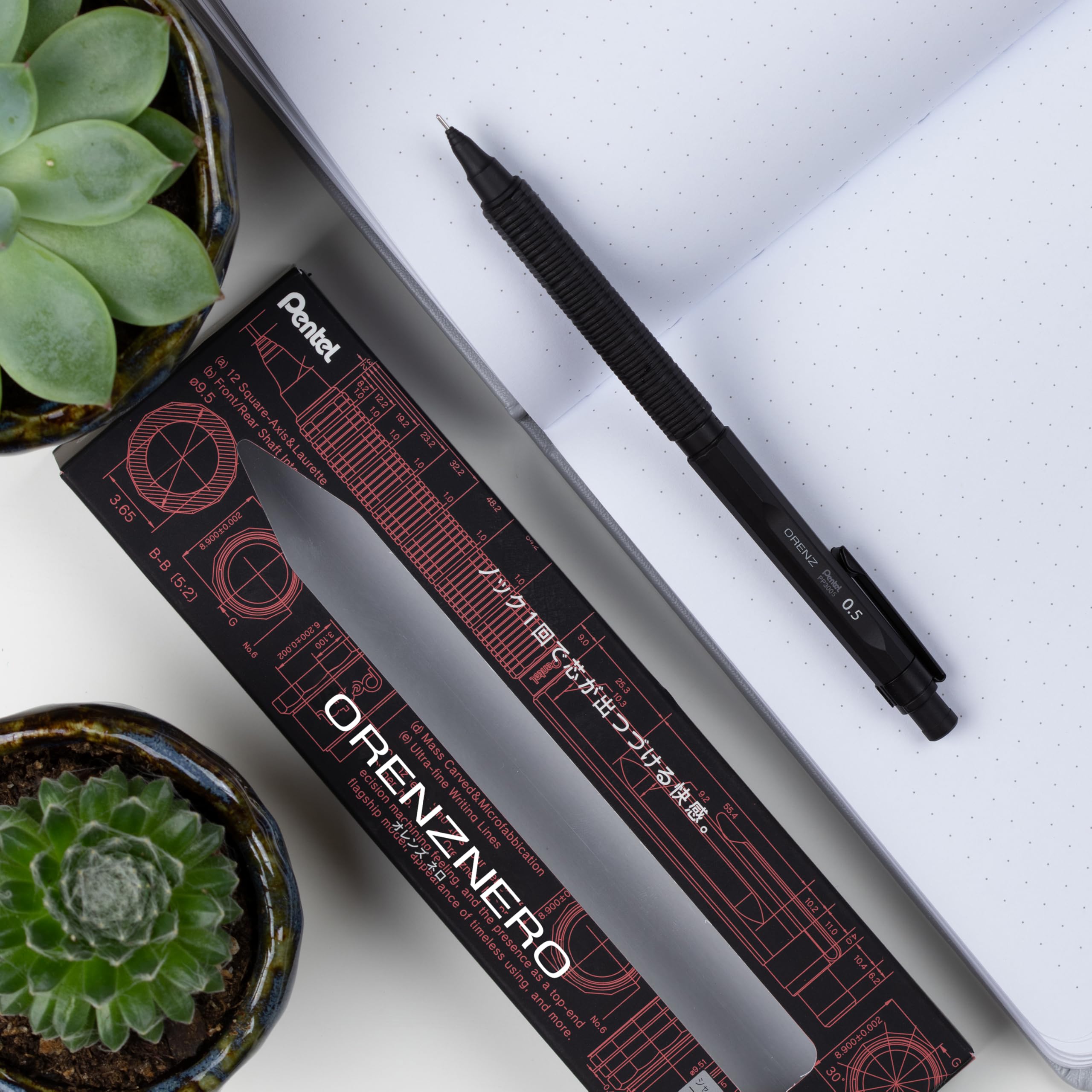 pentel-orenznero-pp3005-druckbleistift-0-5-mm-schwarz image 2